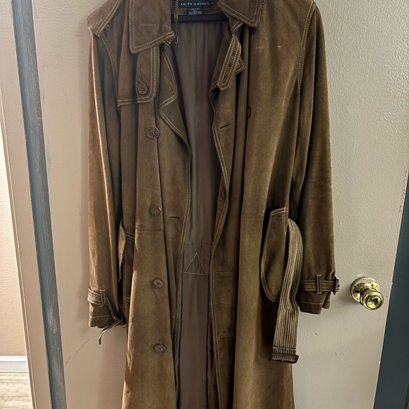 Ralph Lauren trench coat. 100% genuine leather. - Picture 3 of 4